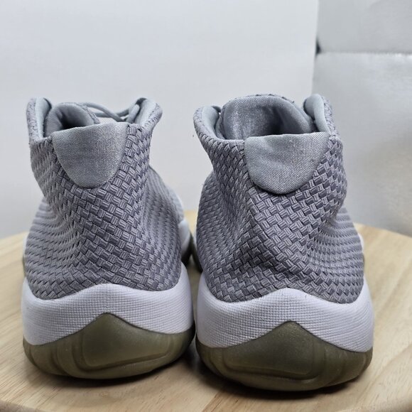Nike Air Jordan Future Mens Size 12 Wolf Gray White Basketball Shoes Sneakers - Picture 6 of 9